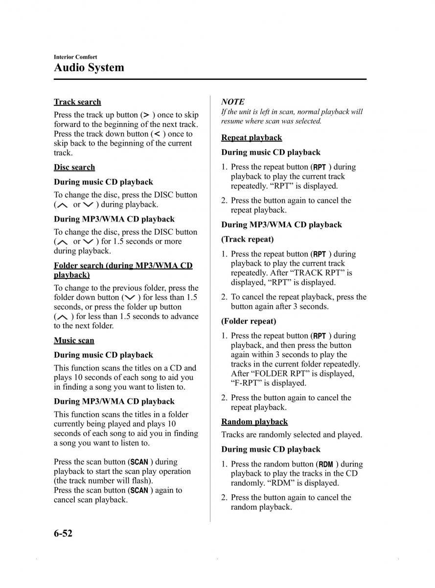 Mazda MX 5 Miata ND IV 4 owners manual / page 264