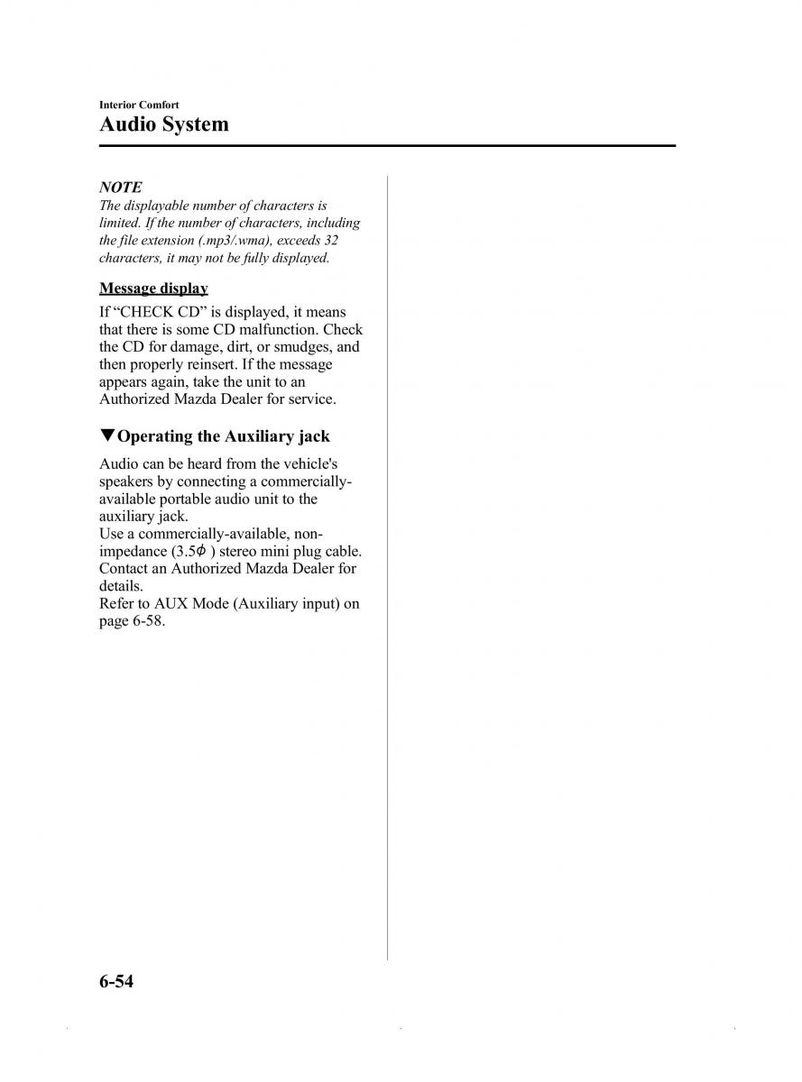 Mazda MX 5 Miata ND IV 4 owners manual / page 266