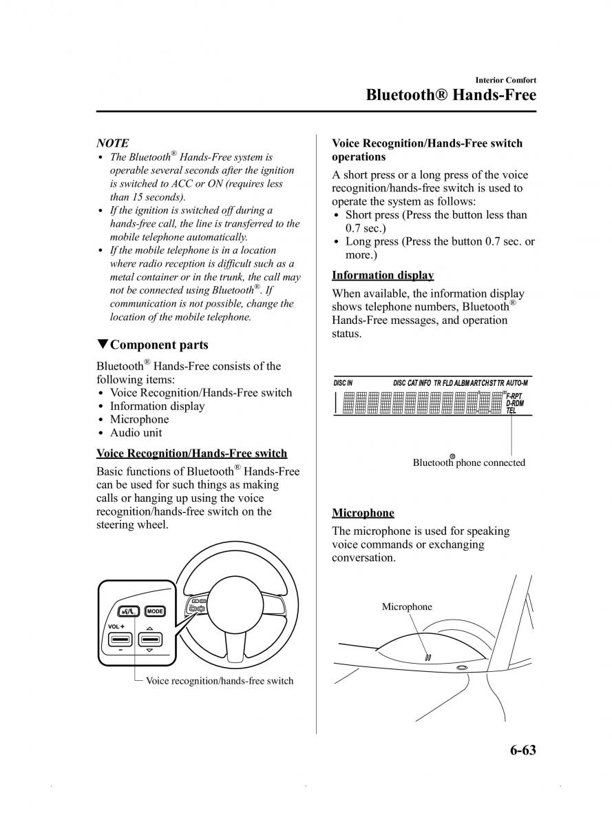 Mazda MX 5 Miata ND IV 4 owners manual / page 275