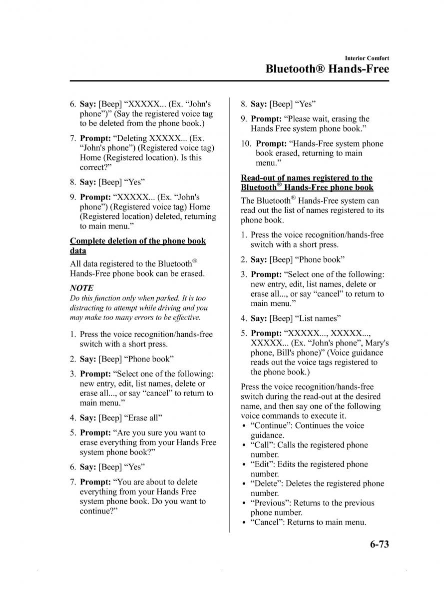 Mazda MX 5 Miata ND IV 4 owners manual / page 285