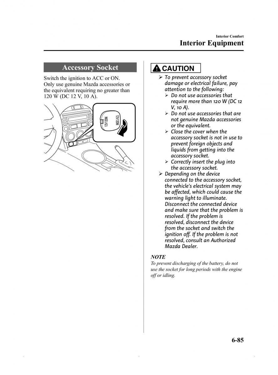 Mazda MX 5 Miata ND IV 4 owners manual / page 297