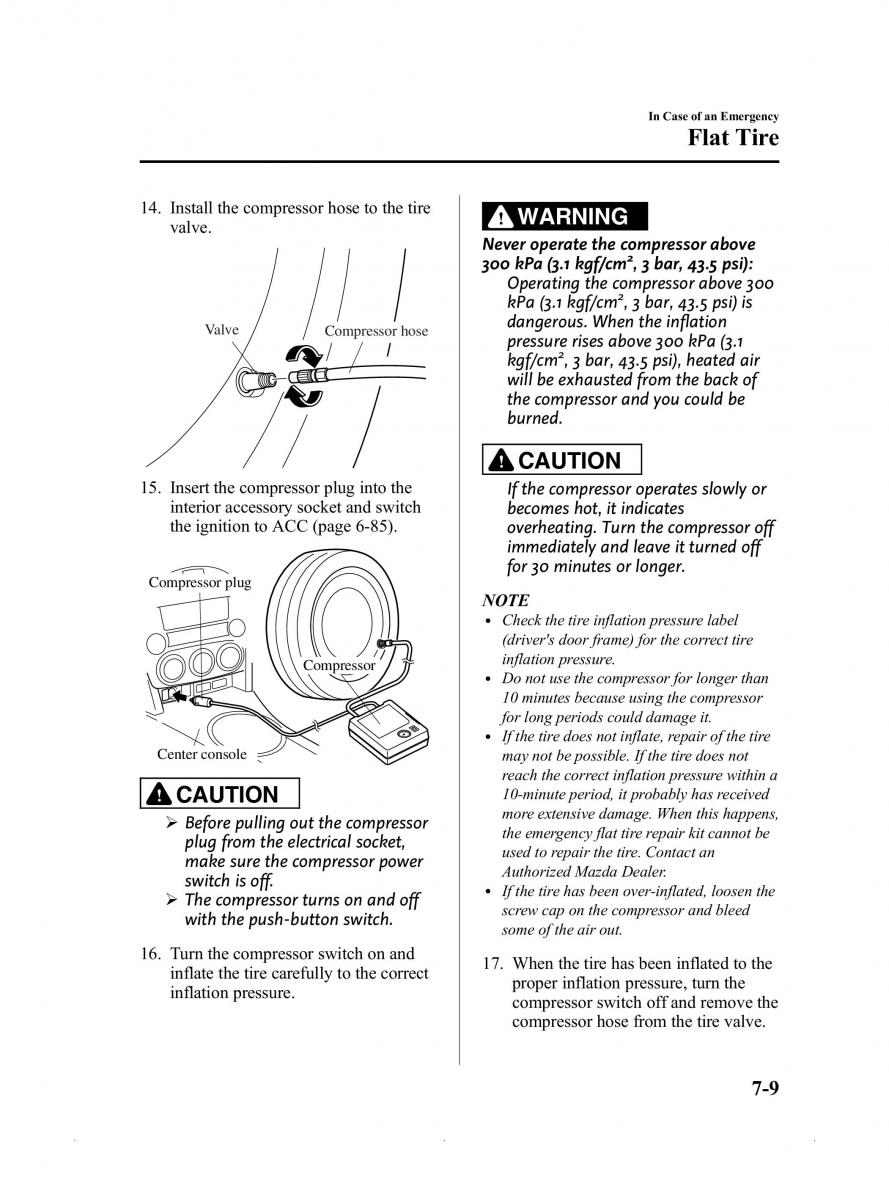 Mazda MX 5 Miata ND IV 4 owners manual / page 307