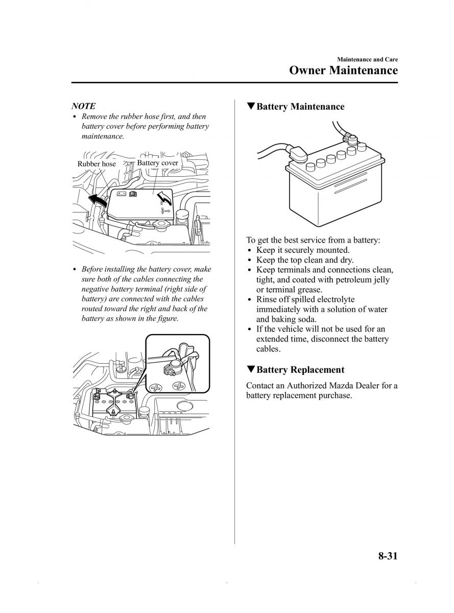 Mazda MX 5 Miata ND IV 4 owners manual / page 357