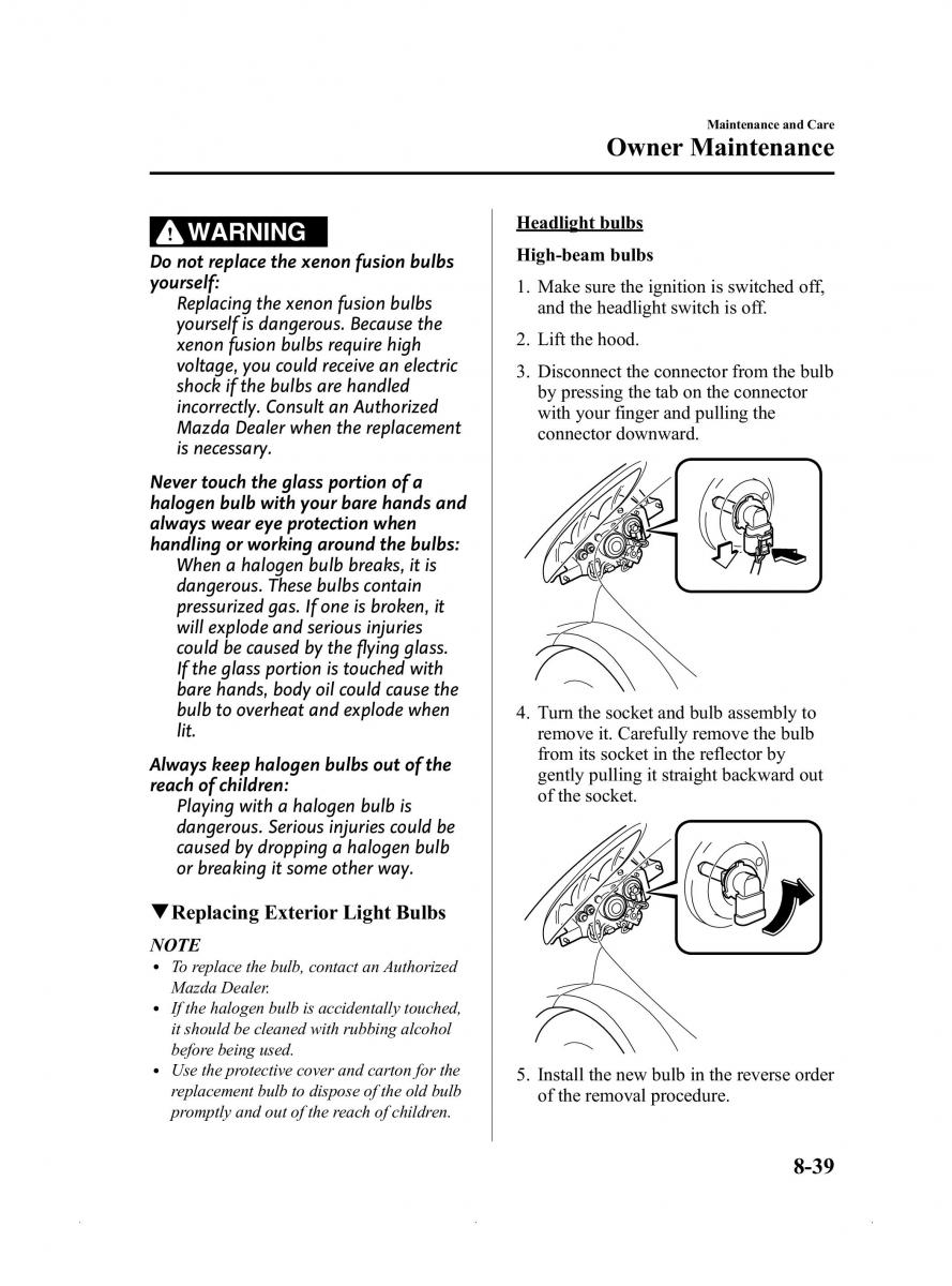 Mazda MX 5 Miata ND IV 4 owners manual / page 365