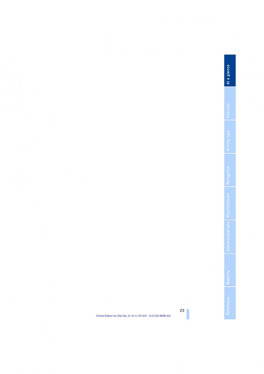 BMW 5 E60 E61 owners manual / page 25