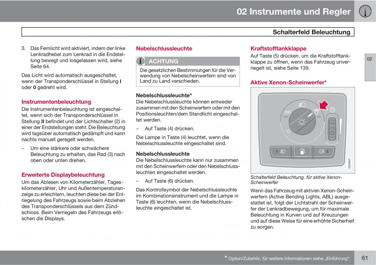 Volvo C70 M II 2 Handbuch / page 63