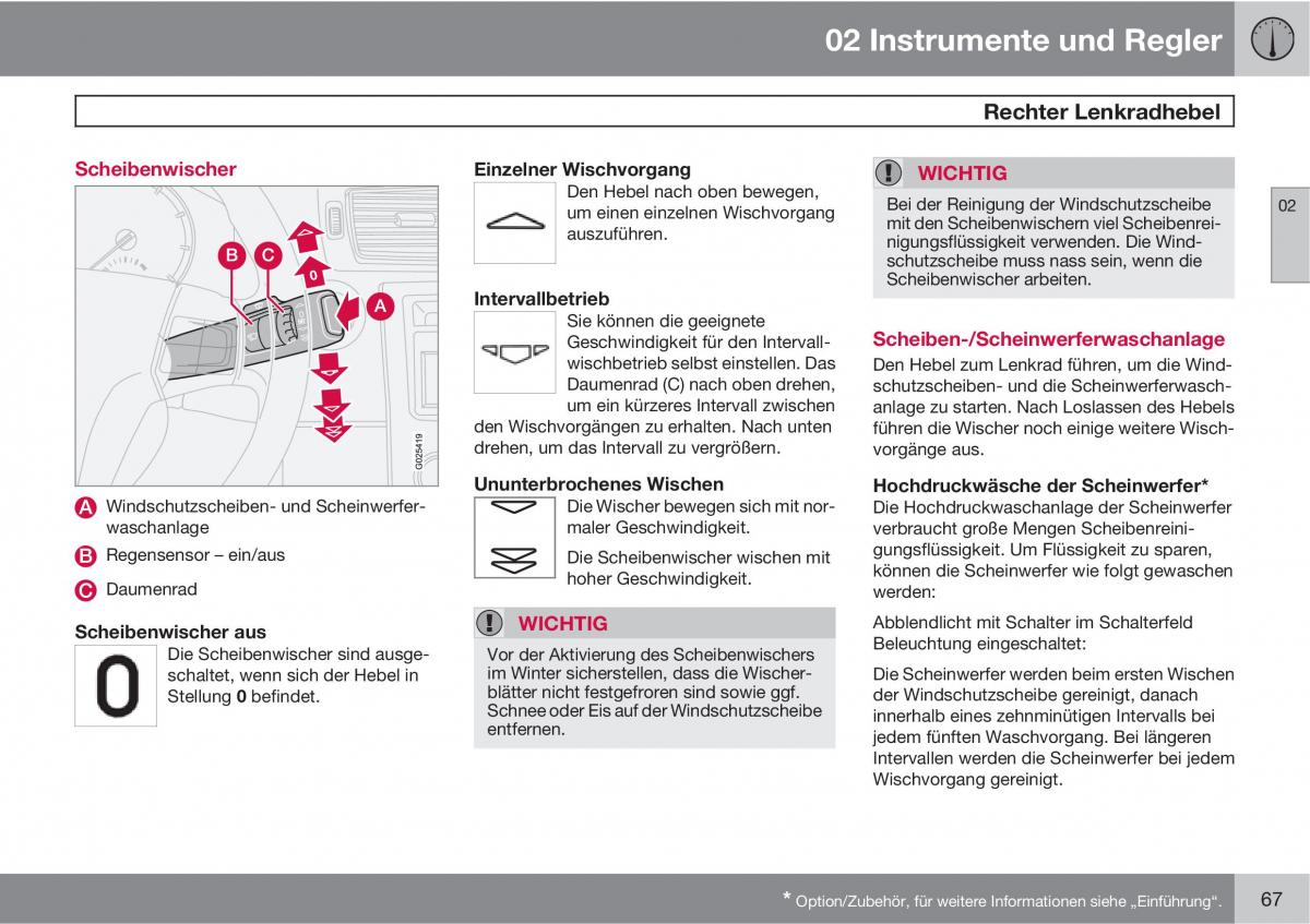 Volvo C70 M II 2 Handbuch / page 69