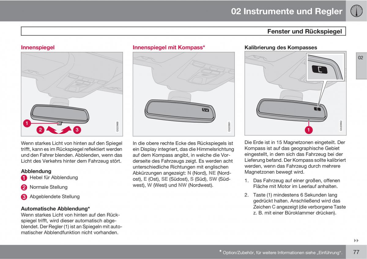 Volvo C70 M II 2 Handbuch / page 79