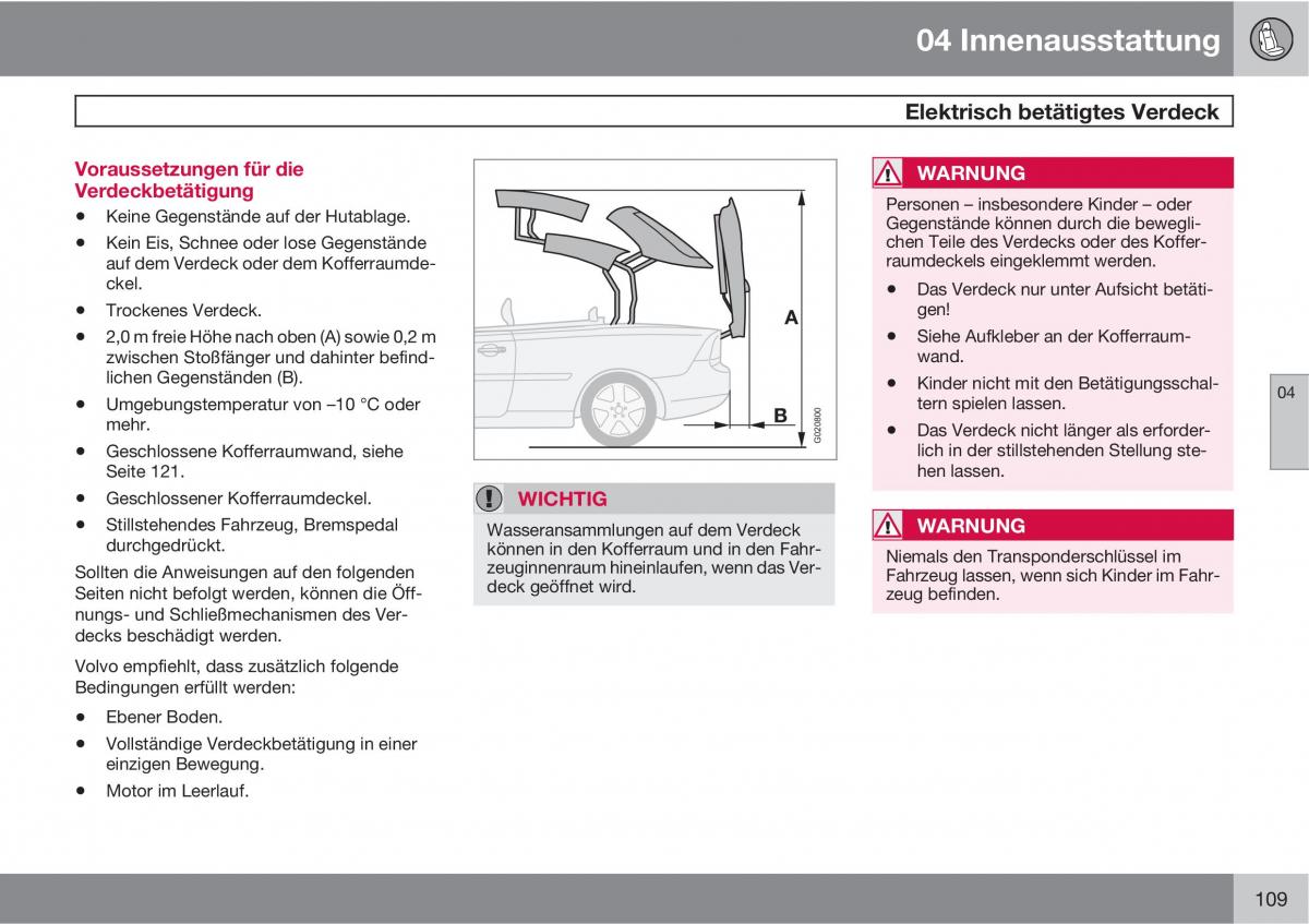 Volvo C70 M II 2 Handbuch / page 111