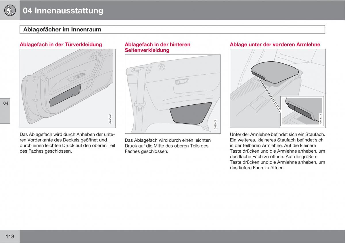 Volvo C70 M II 2 Handbuch / page 120