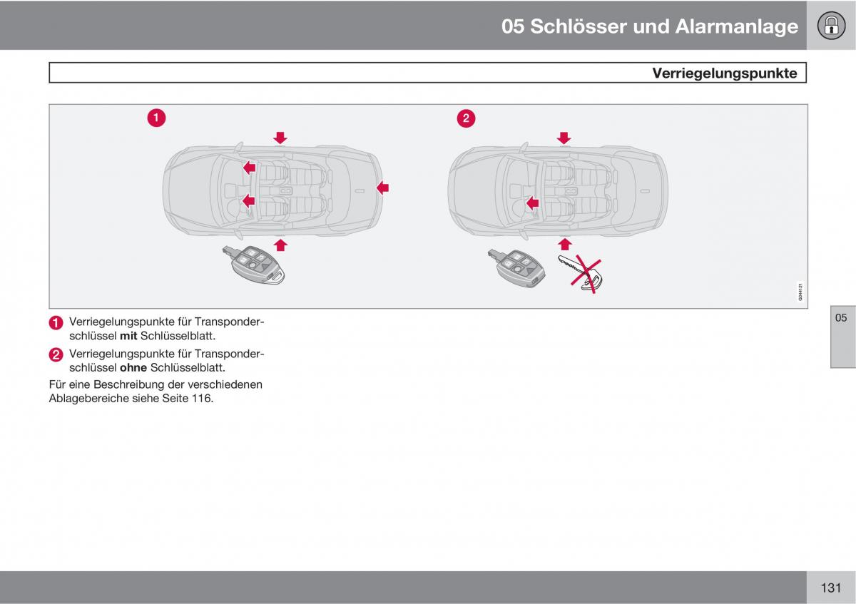 Volvo C70 M II 2 Handbuch / page 133