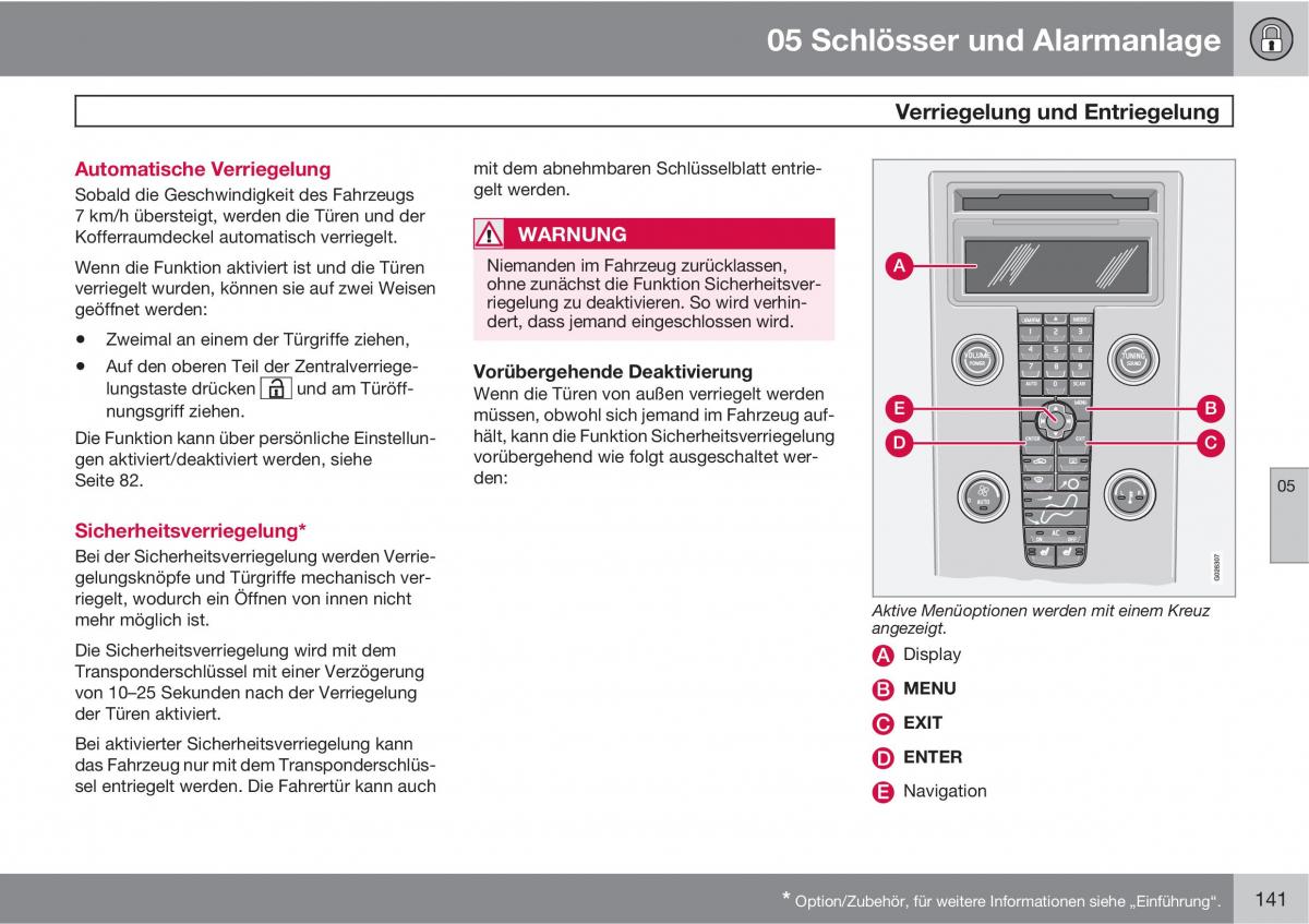 Volvo C70 M II 2 Handbuch / page 143