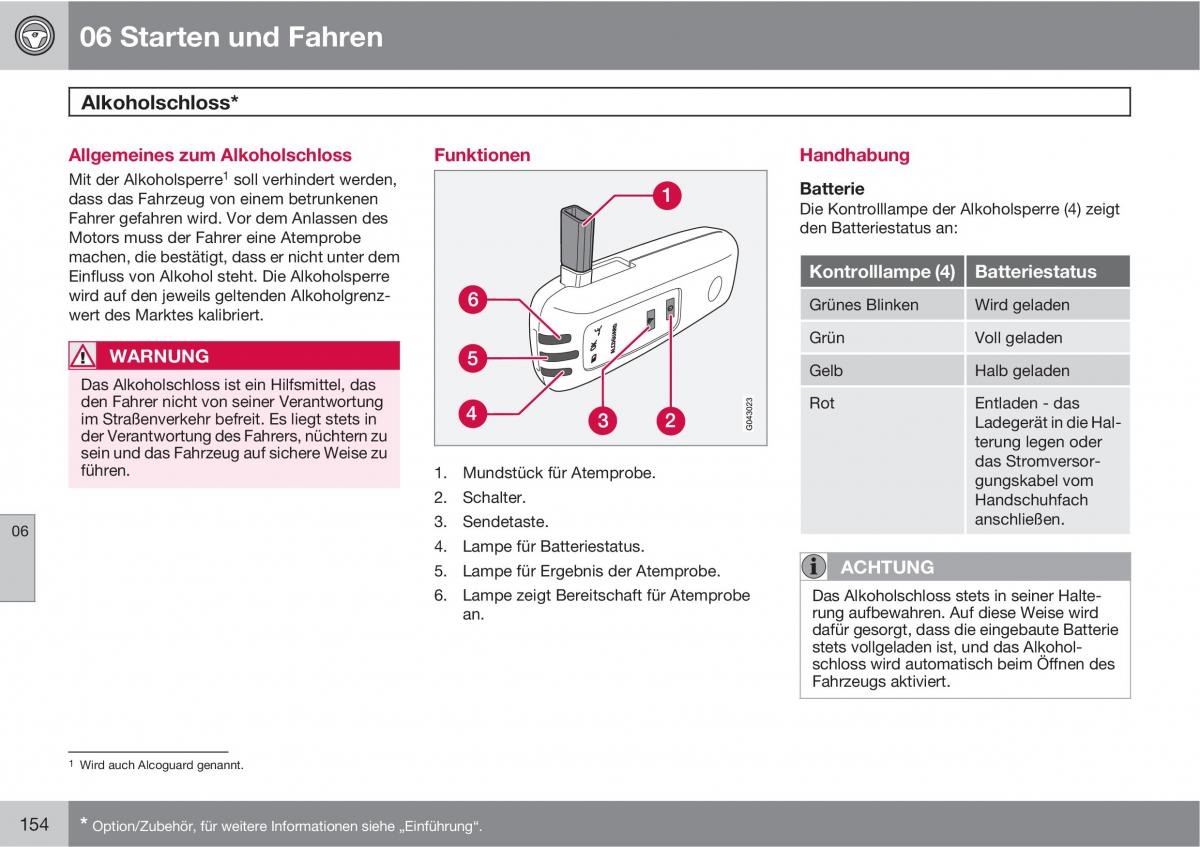 Volvo C70 M II 2 Handbuch / page 156