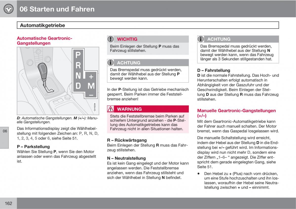 Volvo C70 M II 2 Handbuch / page 164