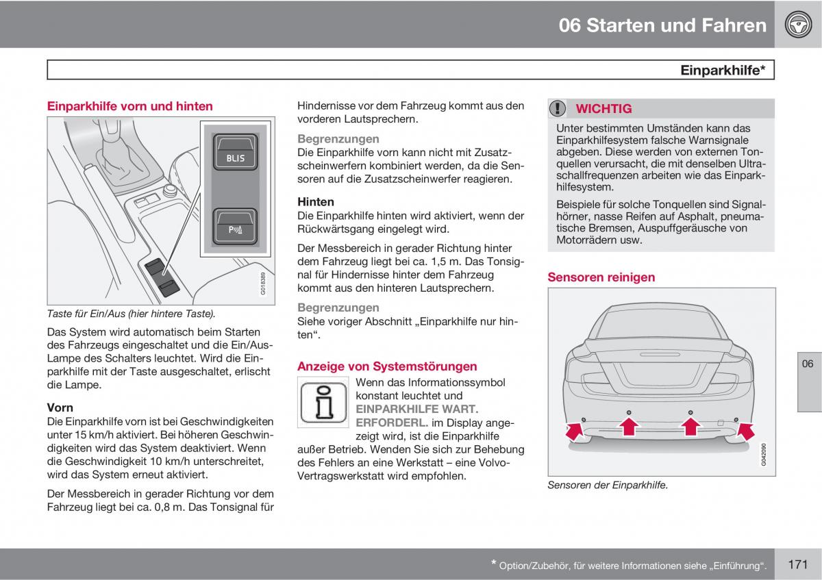 Volvo C70 M II 2 Handbuch / page 173