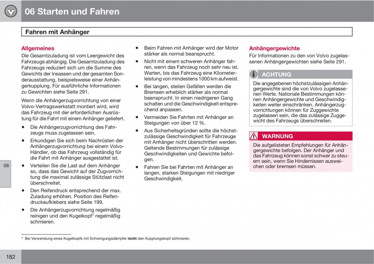 Volvo C70 M II 2 Handbuch / page 184