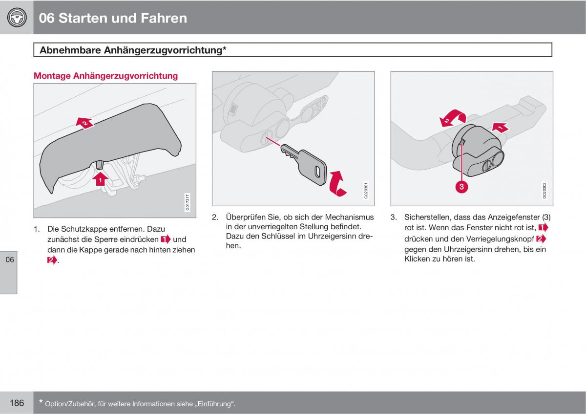 Volvo C70 M II 2 Handbuch / page 188