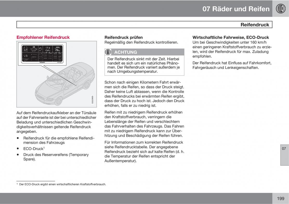 Volvo C70 M II 2 Handbuch / page 201