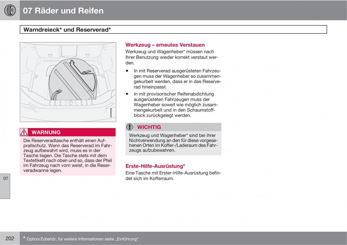 Volvo C70 M II 2 Handbuch / page 204