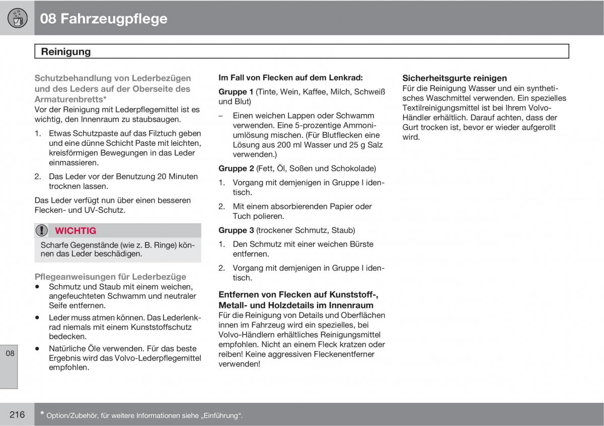 Volvo C70 M II 2 Handbuch / page 218