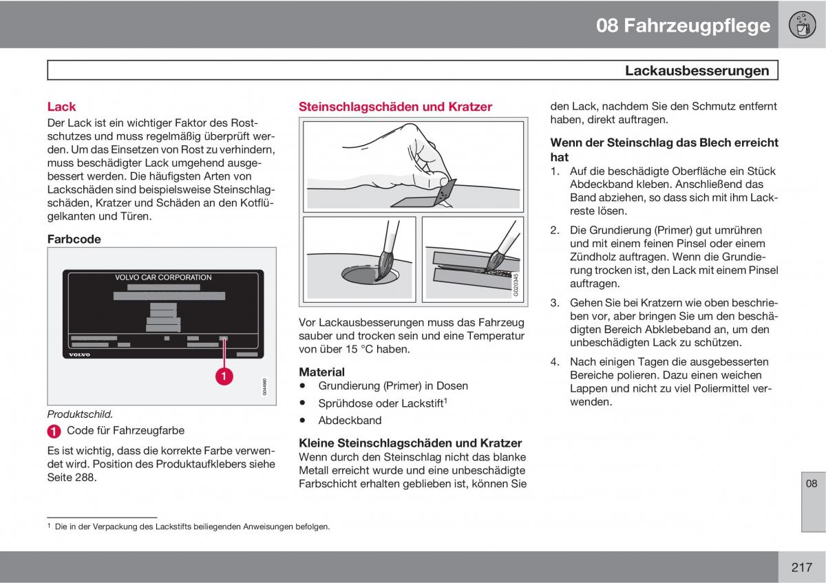 Volvo C70 M II 2 Handbuch / page 219