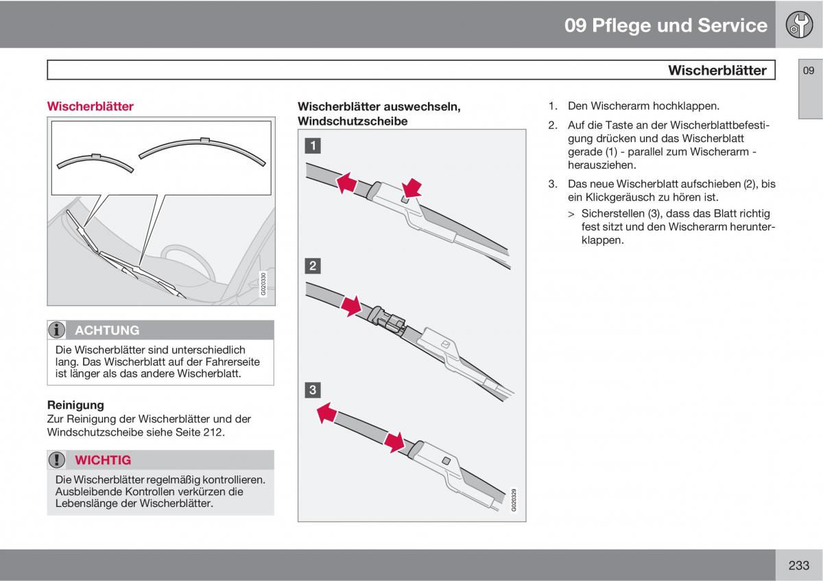 Volvo C70 M II 2 Handbuch / page 235