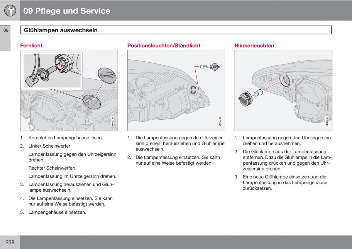 Volvo C70 M II 2 Handbuch / page 240