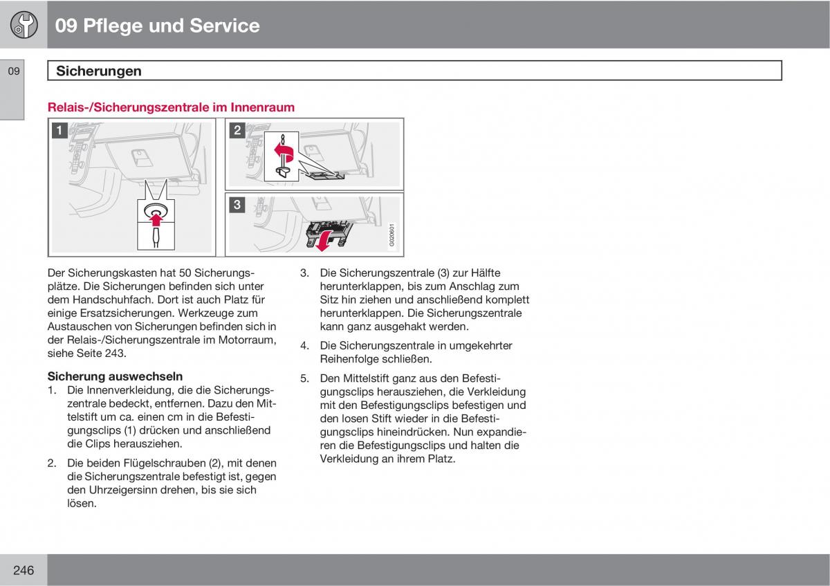 Volvo C70 M II 2 Handbuch / page 248