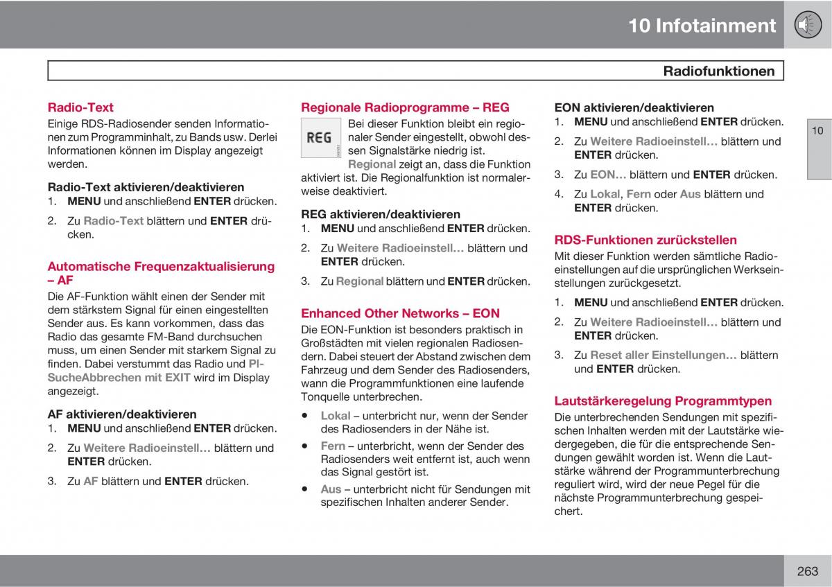 Volvo C70 M II 2 Handbuch / page 265