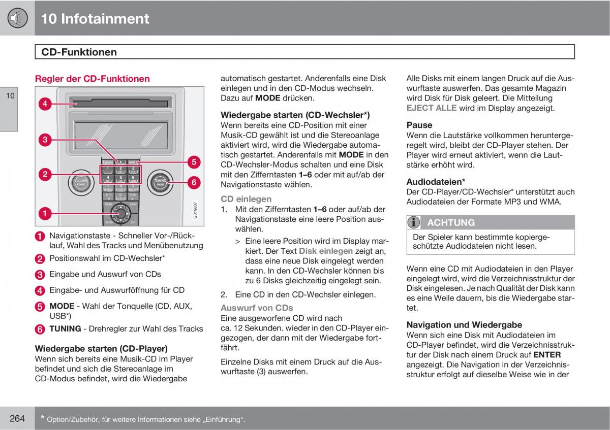 Volvo C70 M II 2 Handbuch / page 266