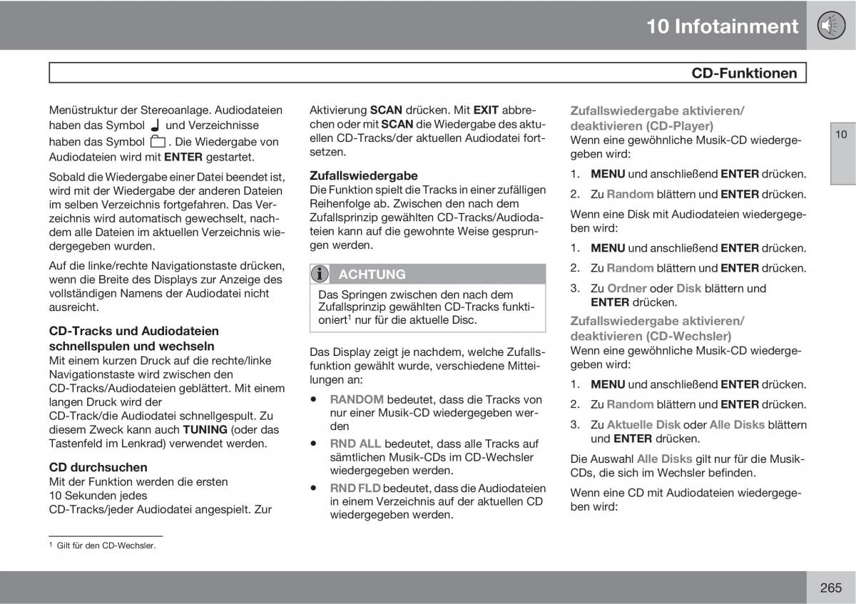 Volvo C70 M II 2 Handbuch / page 267