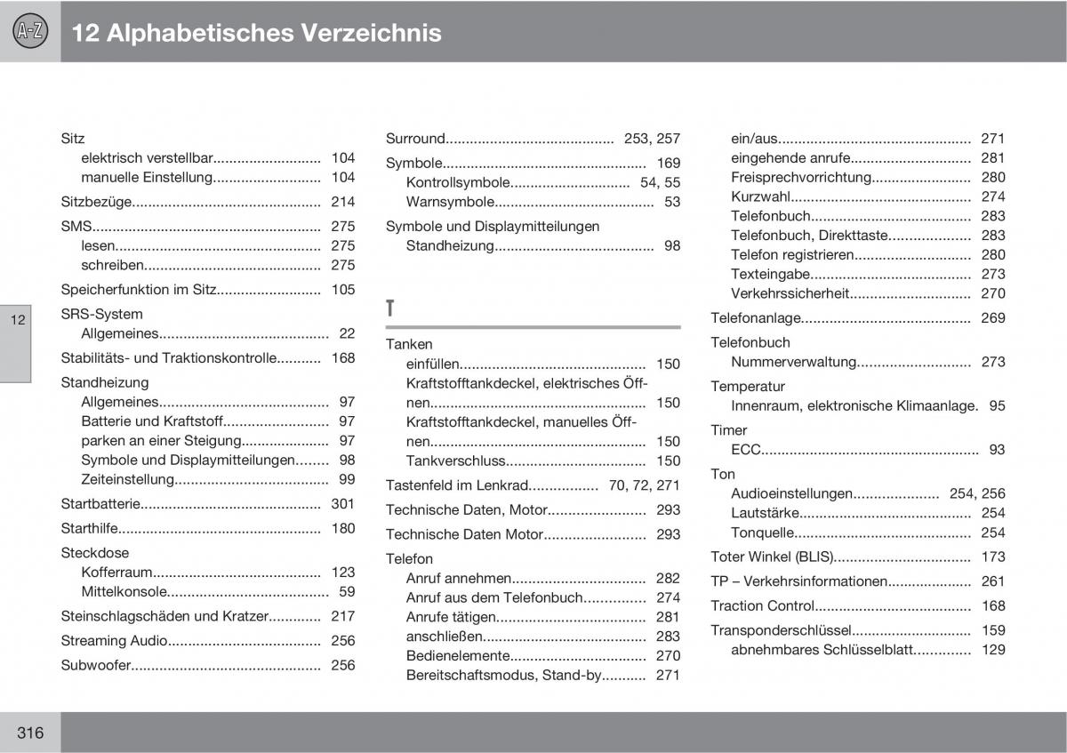 Volvo C70 M II 2 Handbuch / page 318