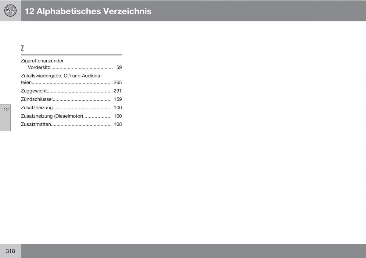 Volvo C70 M II 2 Handbuch / page 320