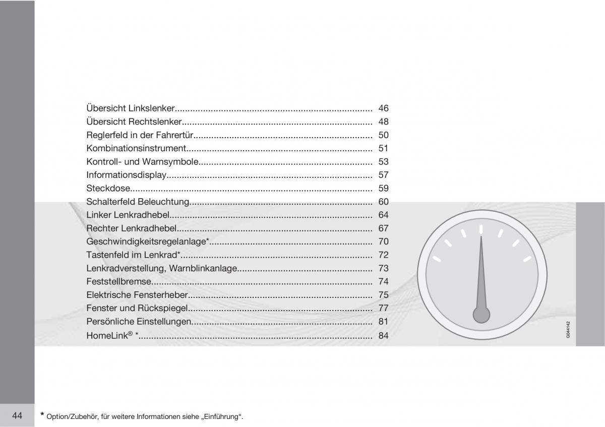 Volvo C70 M II 2 Handbuch / page 46