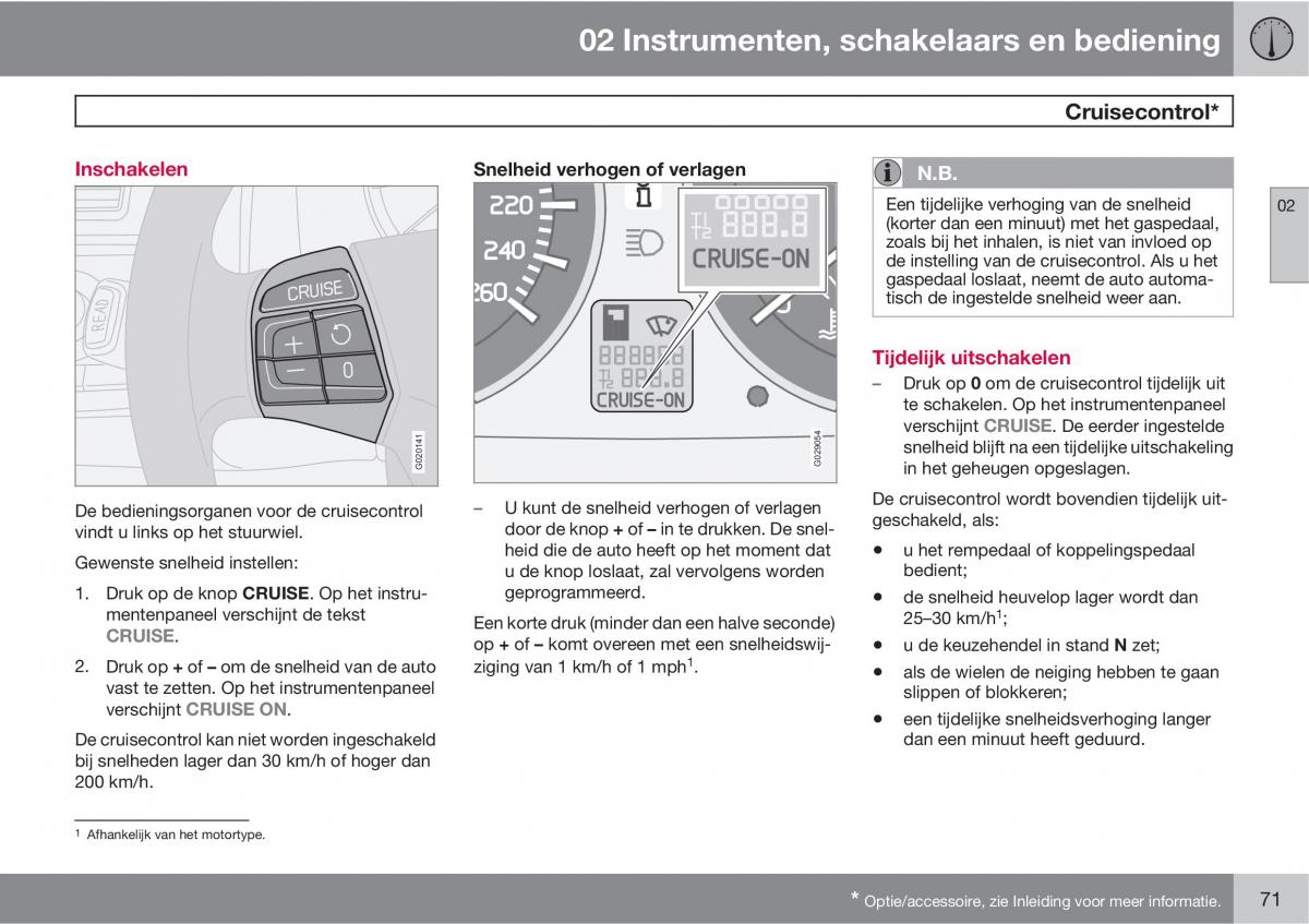 Volvo C70 M II 2 handleiding / page 73