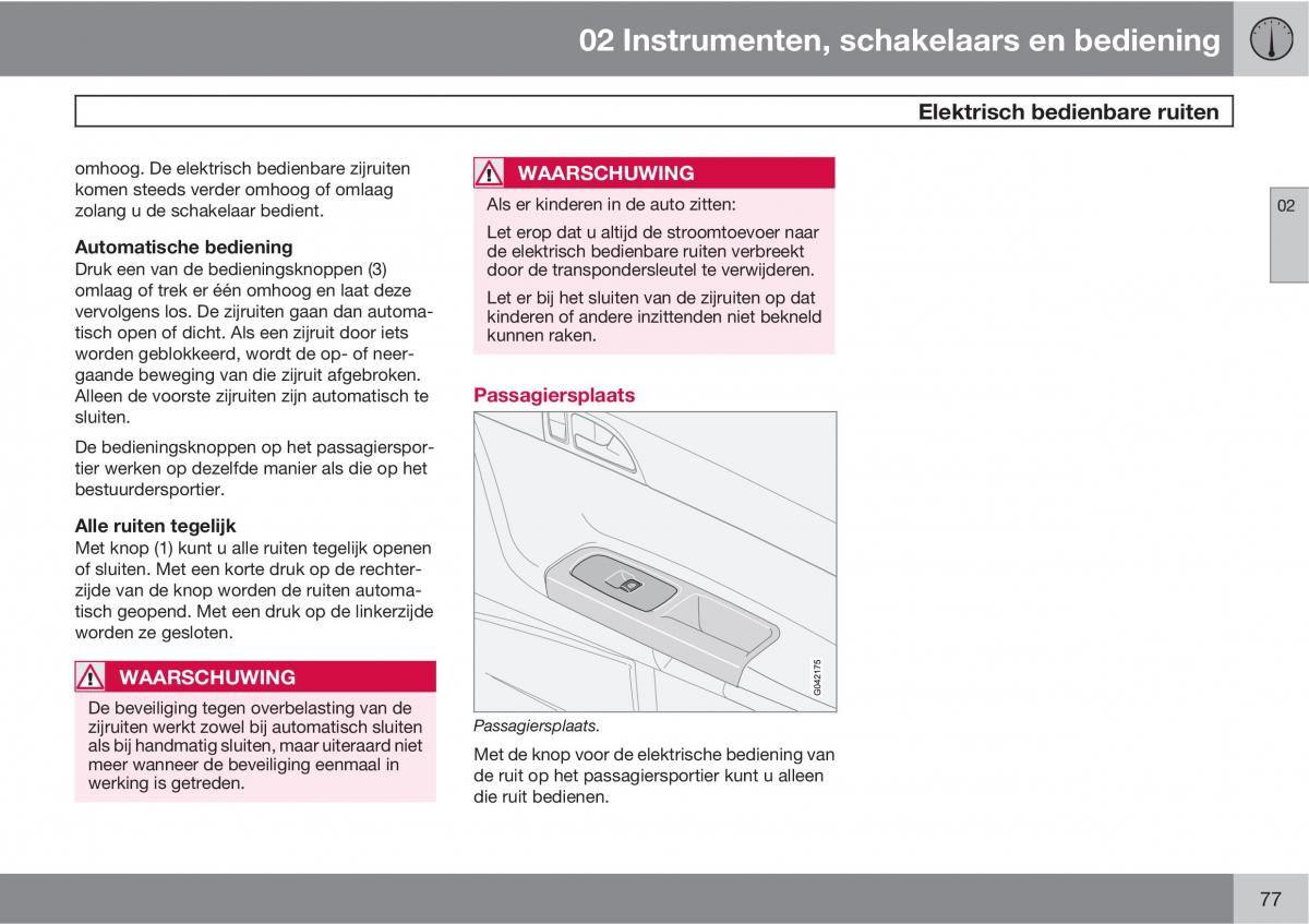 Volvo C70 M II 2 handleiding / page 79