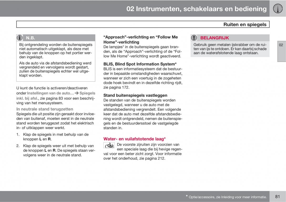 Volvo C70 M II 2 handleiding / page 83