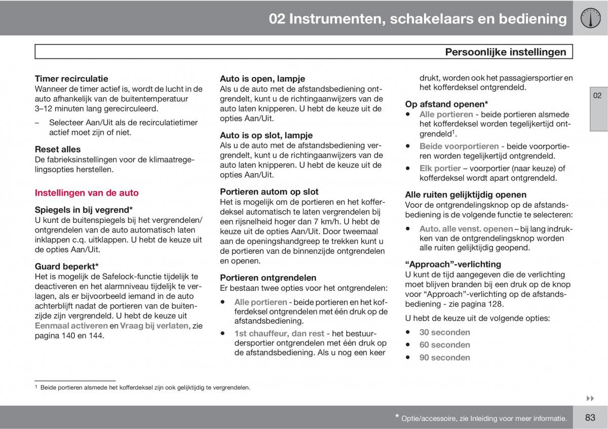 Volvo C70 M II 2 handleiding / page 85