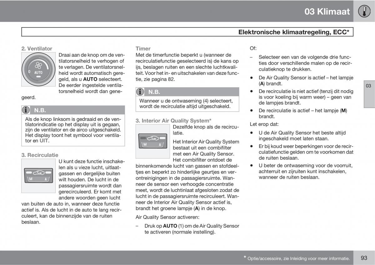 Volvo C70 M II 2 handleiding / page 95