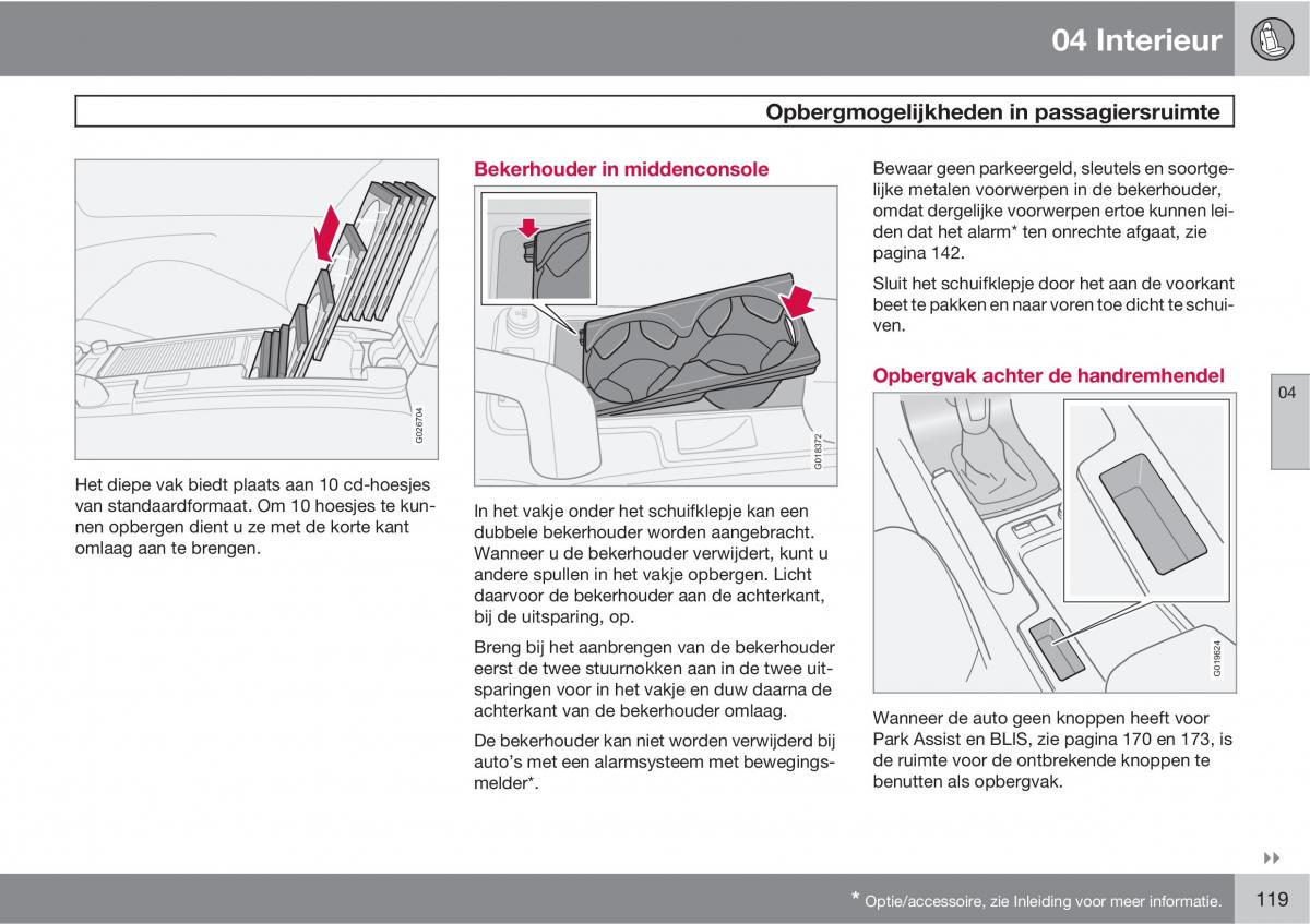 Volvo C70 M II 2 handleiding / page 121