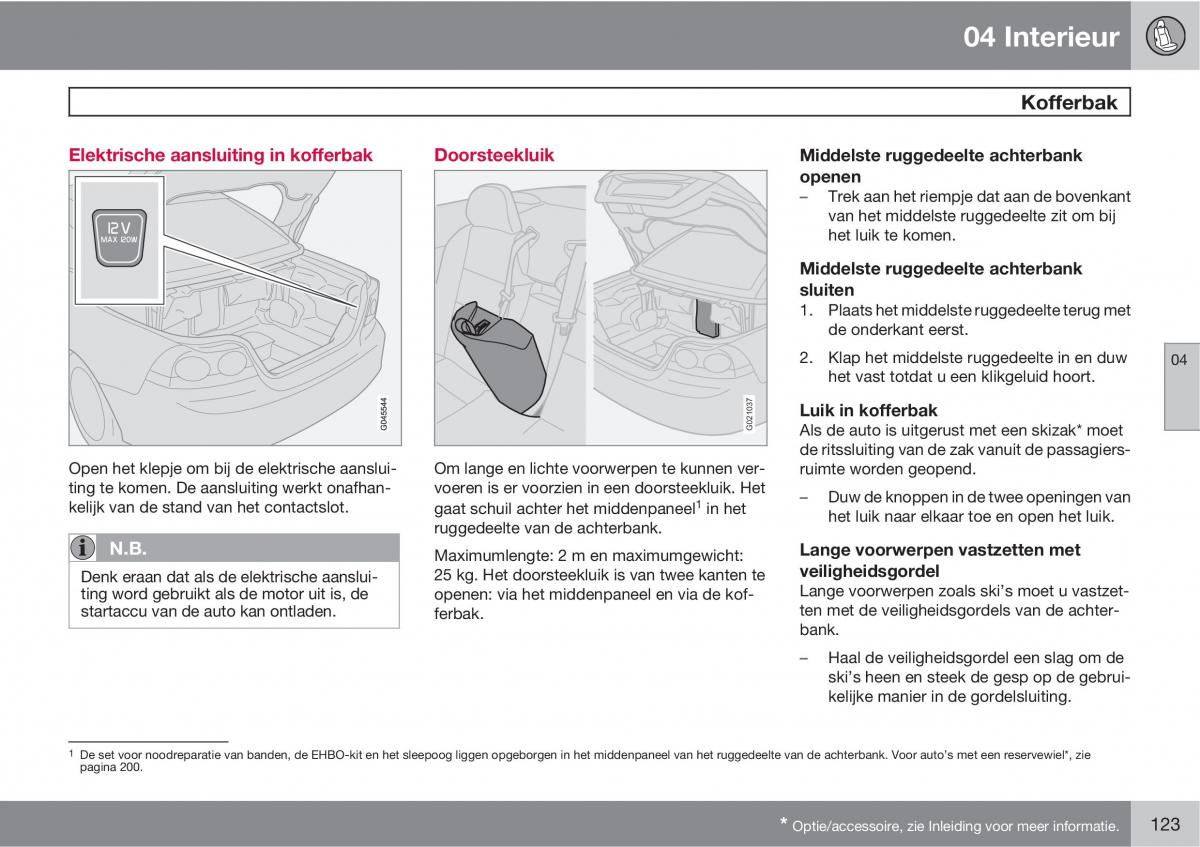 Volvo C70 M II 2 handleiding / page 125