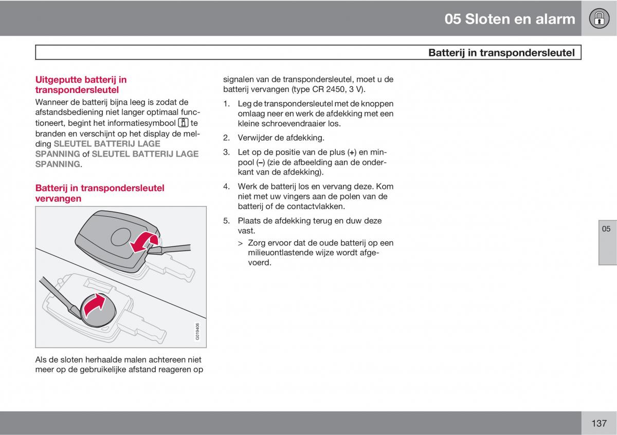 Volvo C70 M II 2 handleiding / page 139