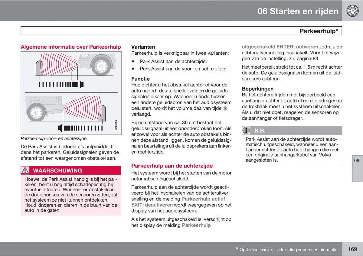 Volvo C70 M II 2 handleiding / page 171