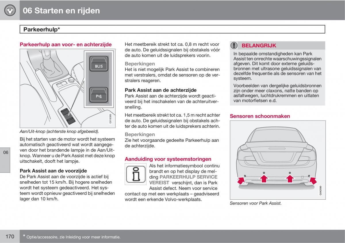 Volvo C70 M II 2 handleiding / page 172