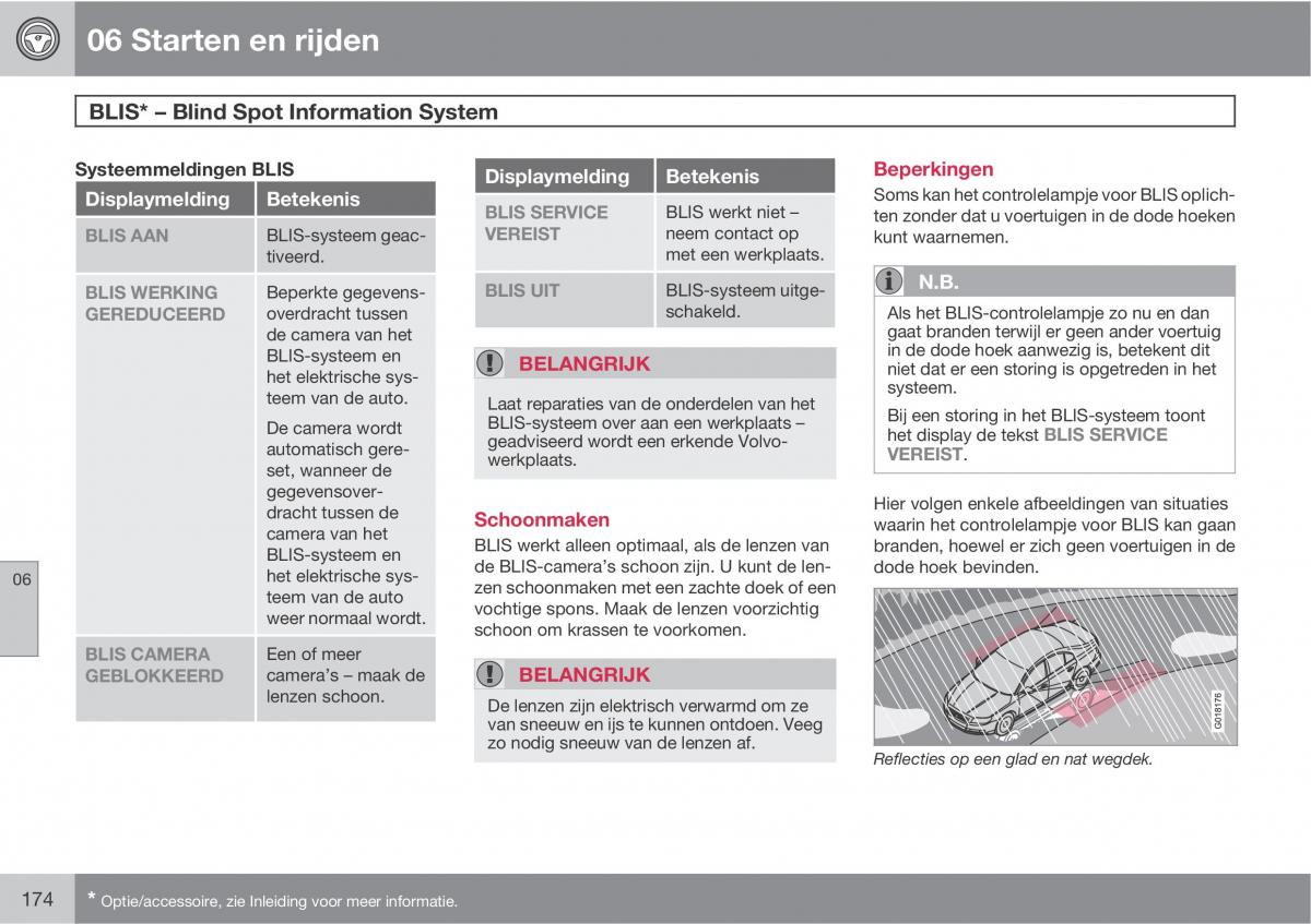 Volvo C70 M II 2 handleiding / page 176