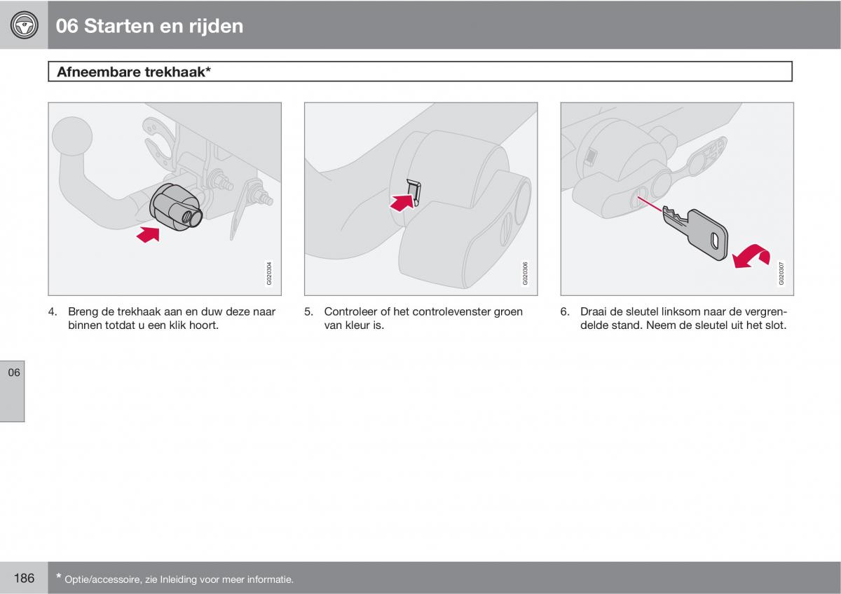 Volvo C70 M II 2 handleiding / page 188