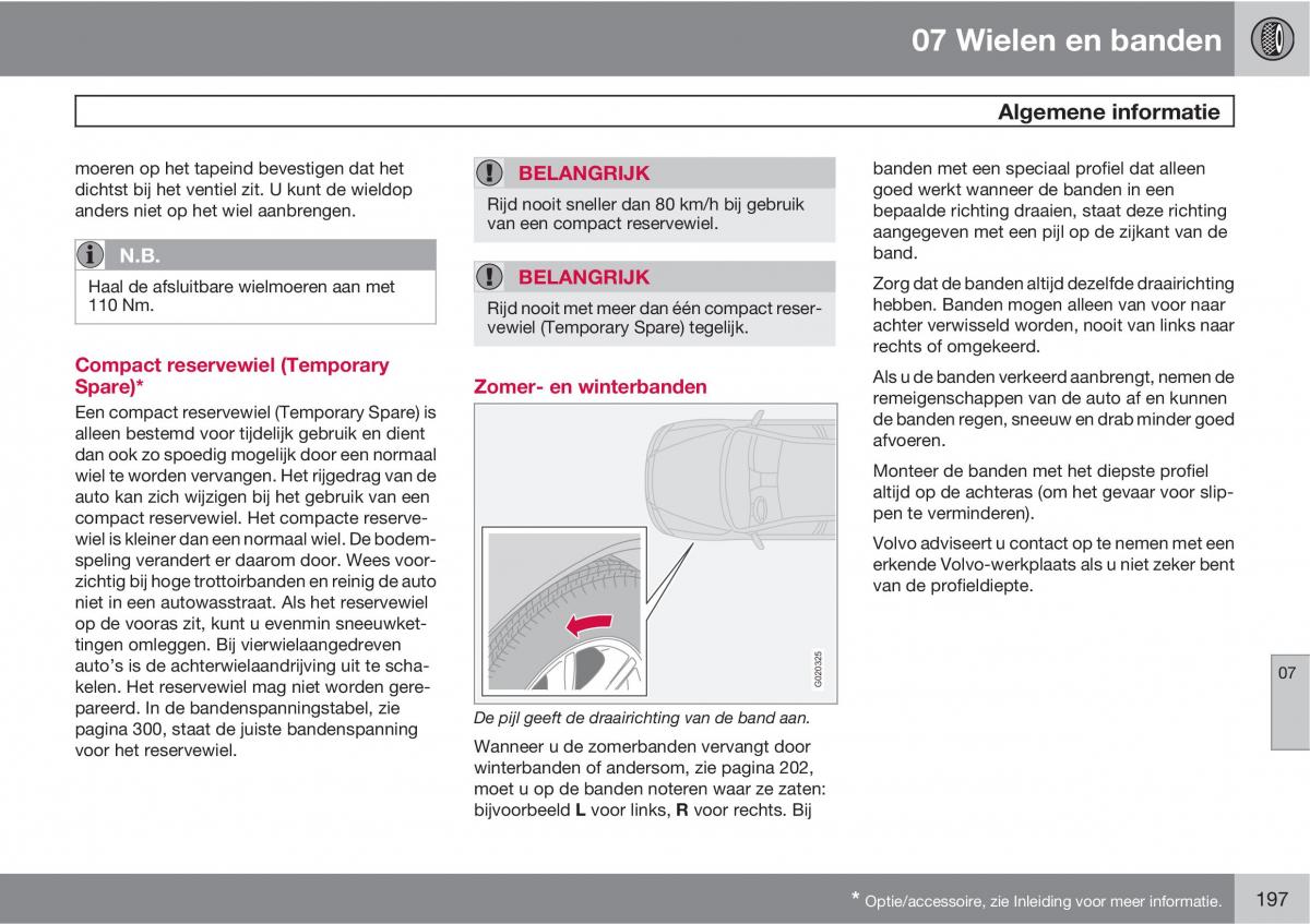 Volvo C70 M II 2 handleiding / page 199