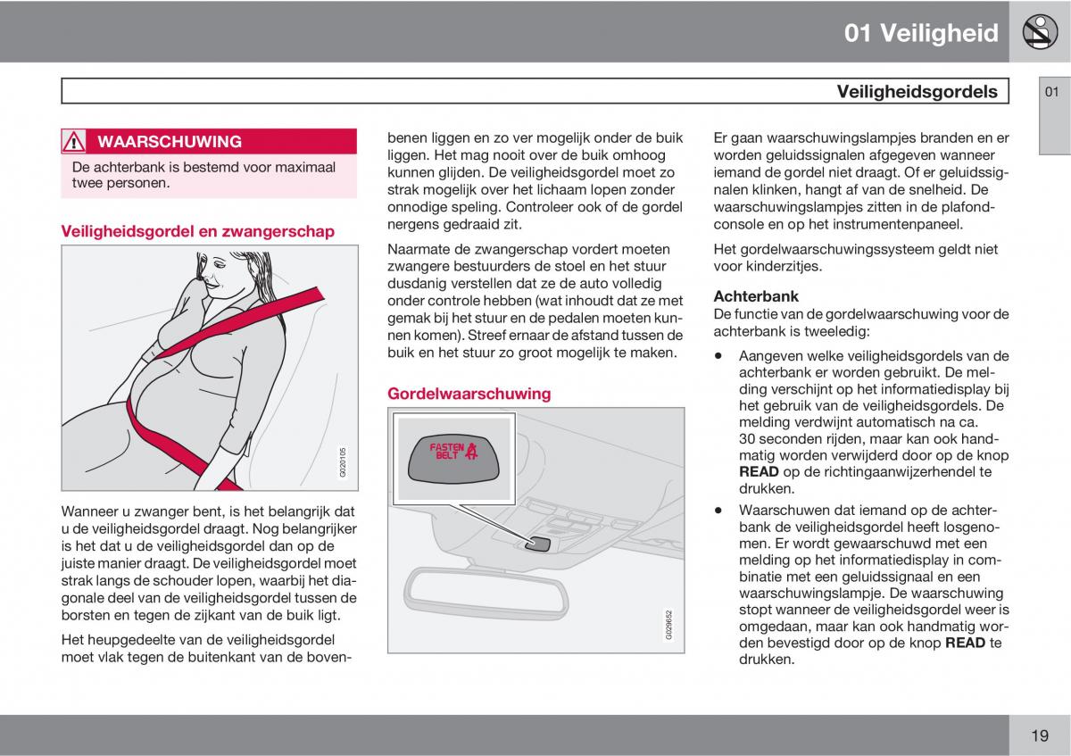 Volvo C70 M II 2 handleiding / page 21