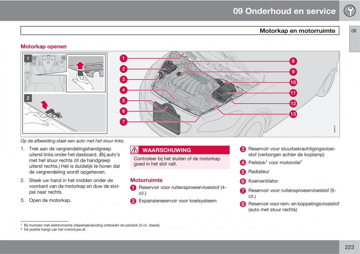 Volvo C70 M II 2 handleiding / page 225