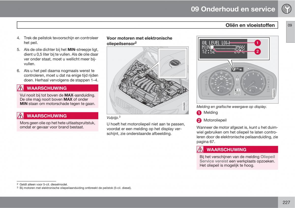 Volvo C70 M II 2 handleiding / page 229